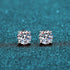MJ-52 D Color Moissanite Lab Diamond Stud Earring For Women 925 Sterling Silver Wedding Engagement Ear Studs Jewelry